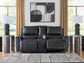 Glossmore DBL Rec Loveseat w/Console