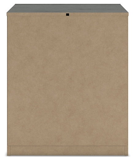 Fraluna Queen Panel Storage Bed with Mirrored Dresser and Nightstand