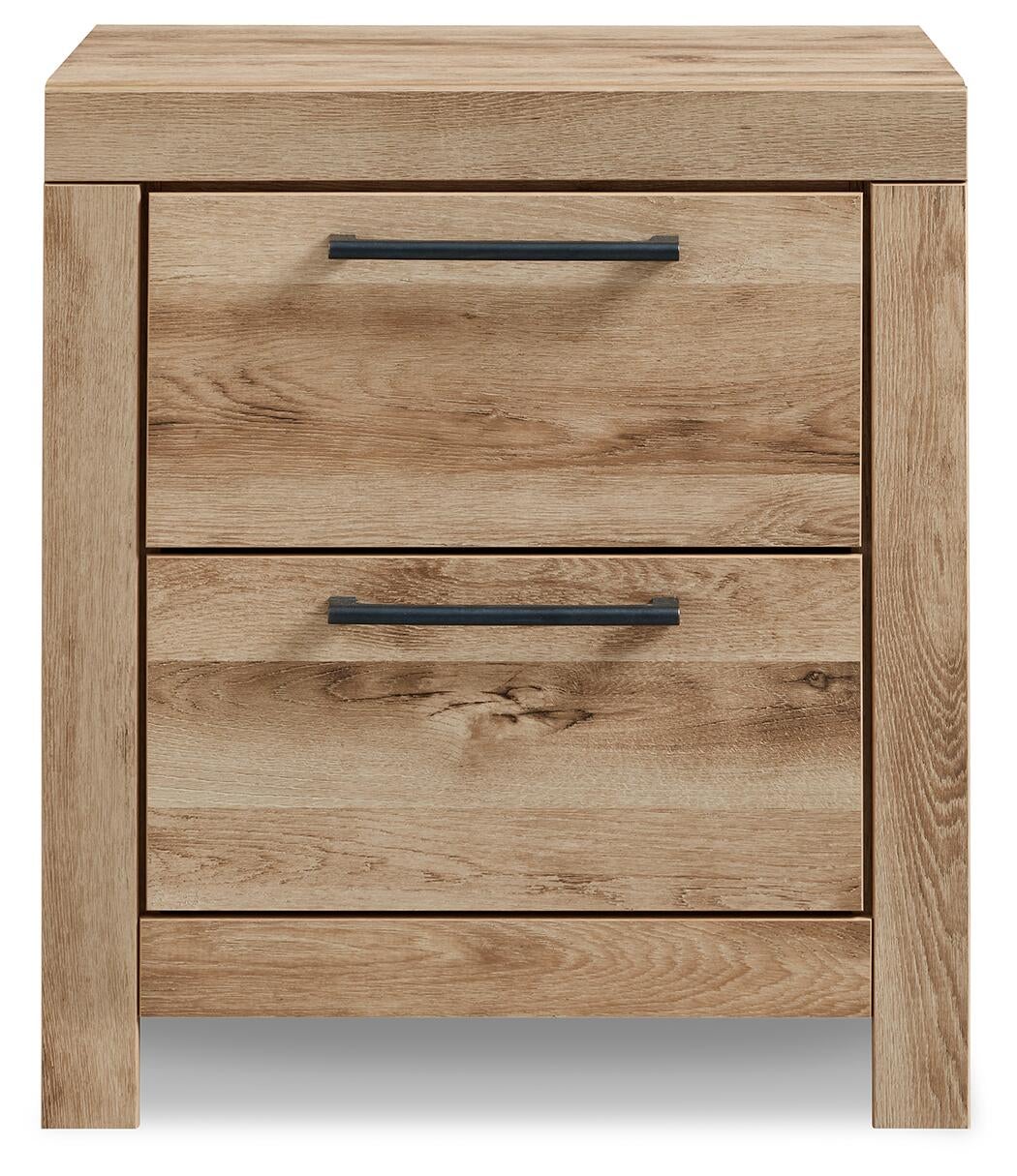 Hyanna King Panel Storage Bed, Dresser, Mirror, Chest and Nightstand