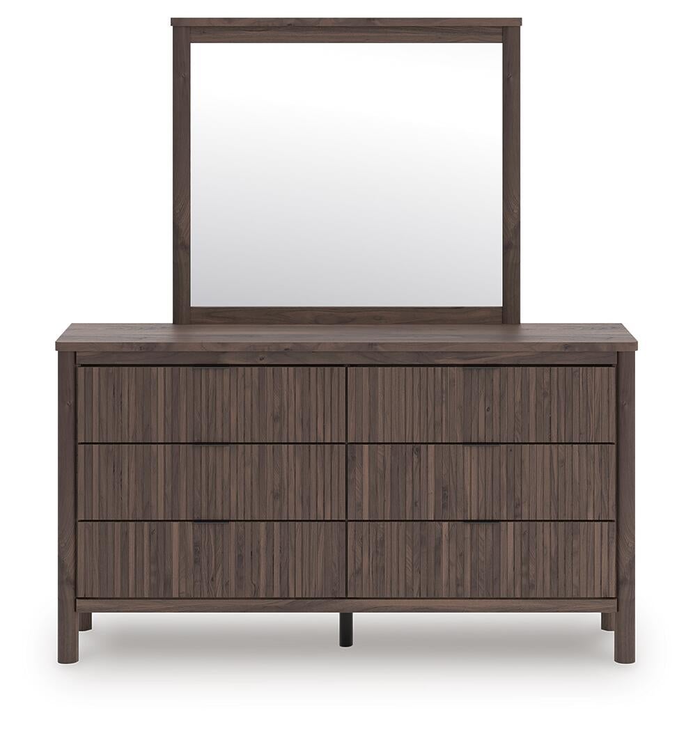 Pamytta Twin Panel Platform Bed, Dresser, Mirror, Chest and Nightstand