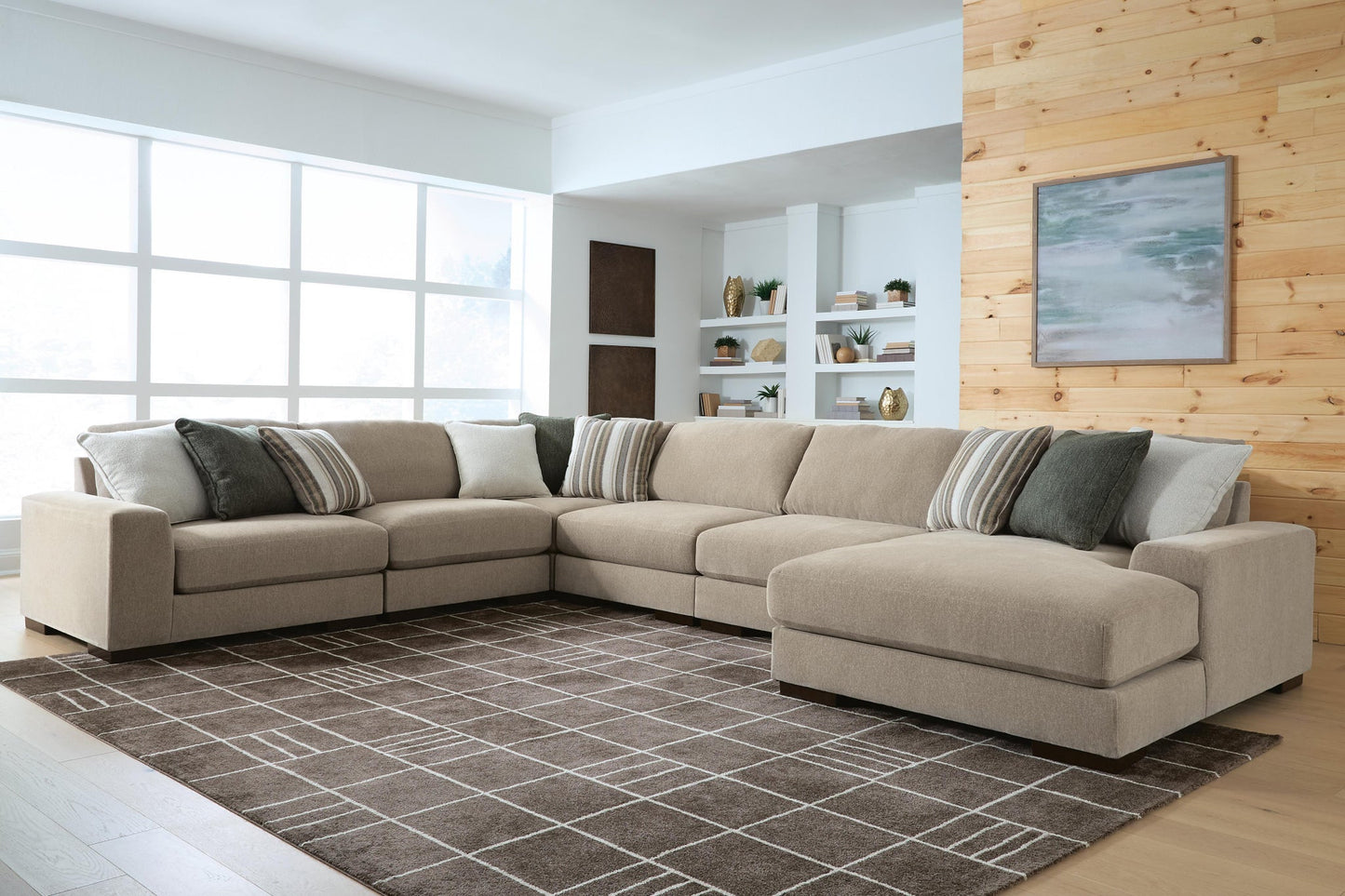 Linenhause 6-Piece Sectional with Chaise