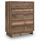 Chirason Five Drawer Wide Chest
