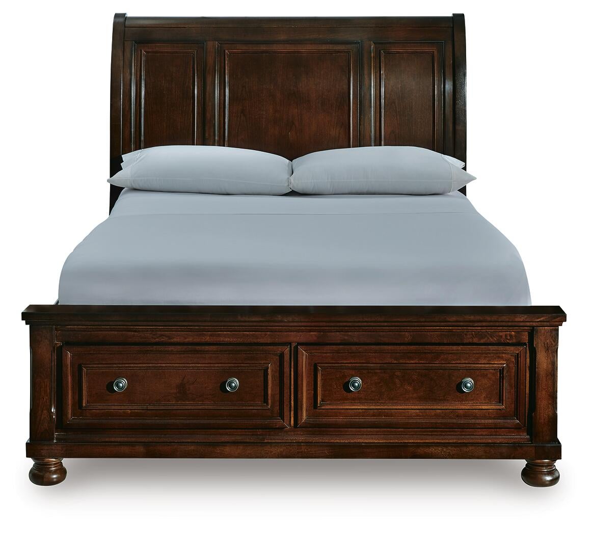 Porter Queen Sleigh Storage Bed