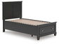 Lanolee Twin Panel Storage Bed