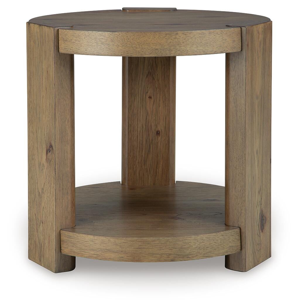 Flangren Round End Table
