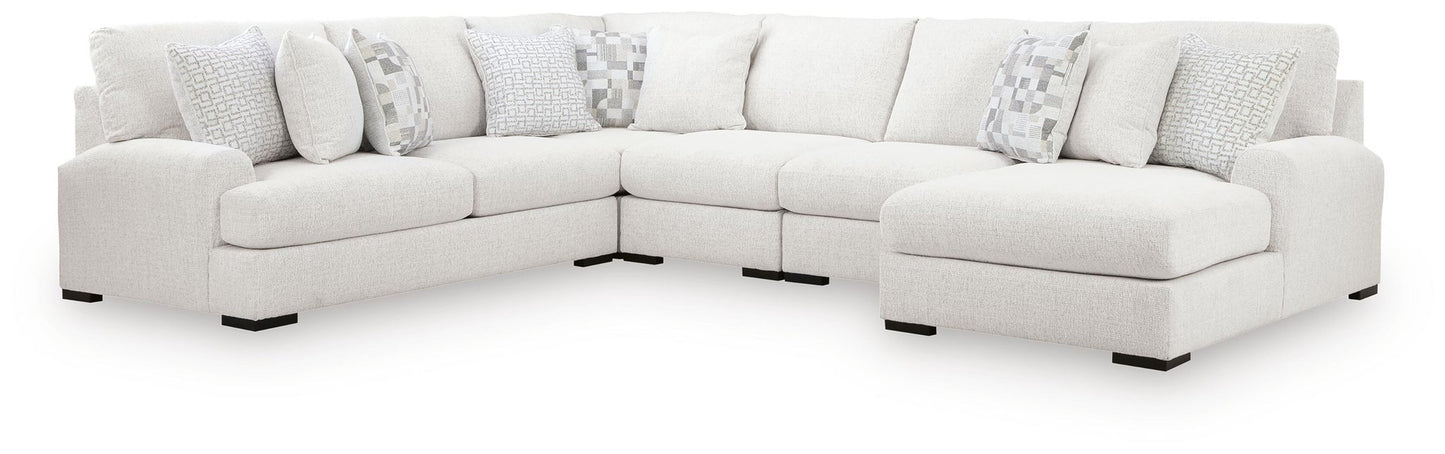 Misty-Lakes 5-Piece Sectional with Chaise